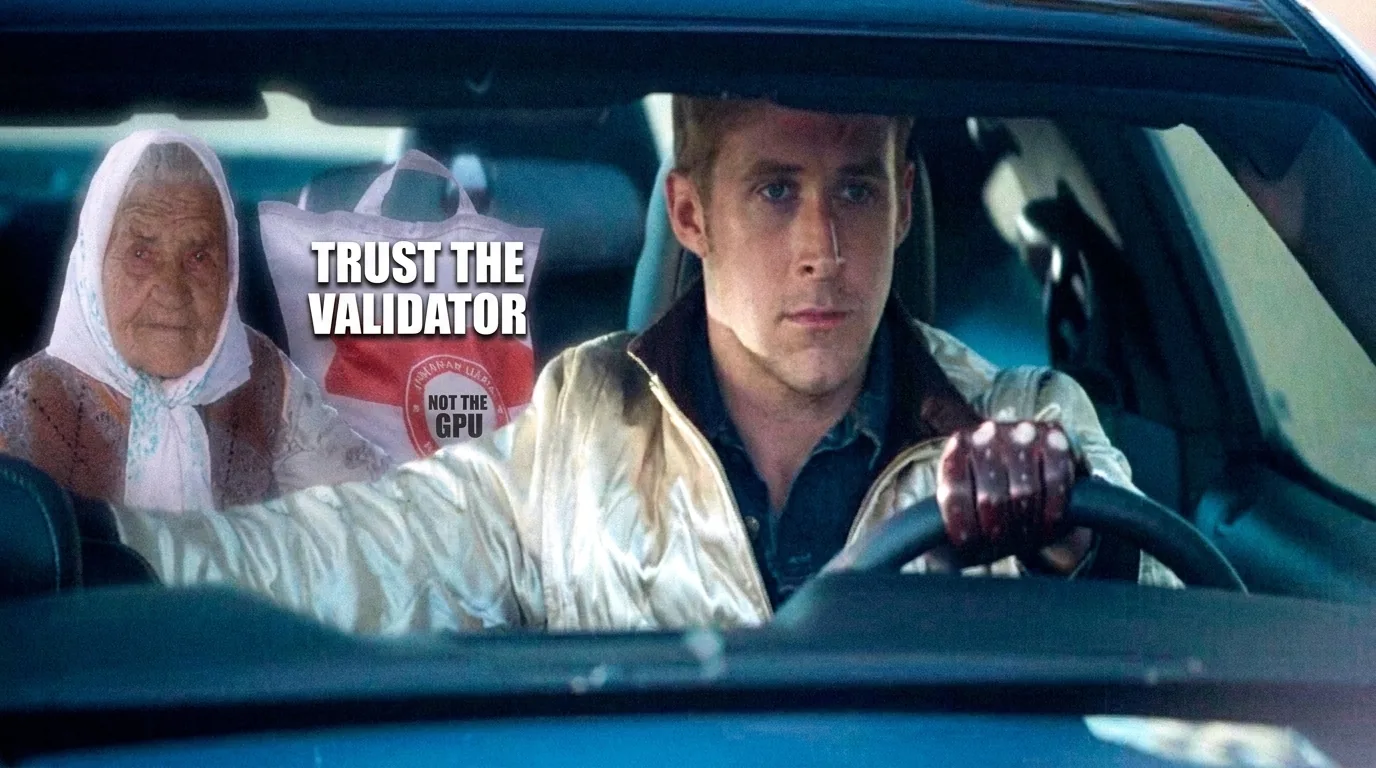 Trust the validator, not the GPU — decentralized AI compute validation
