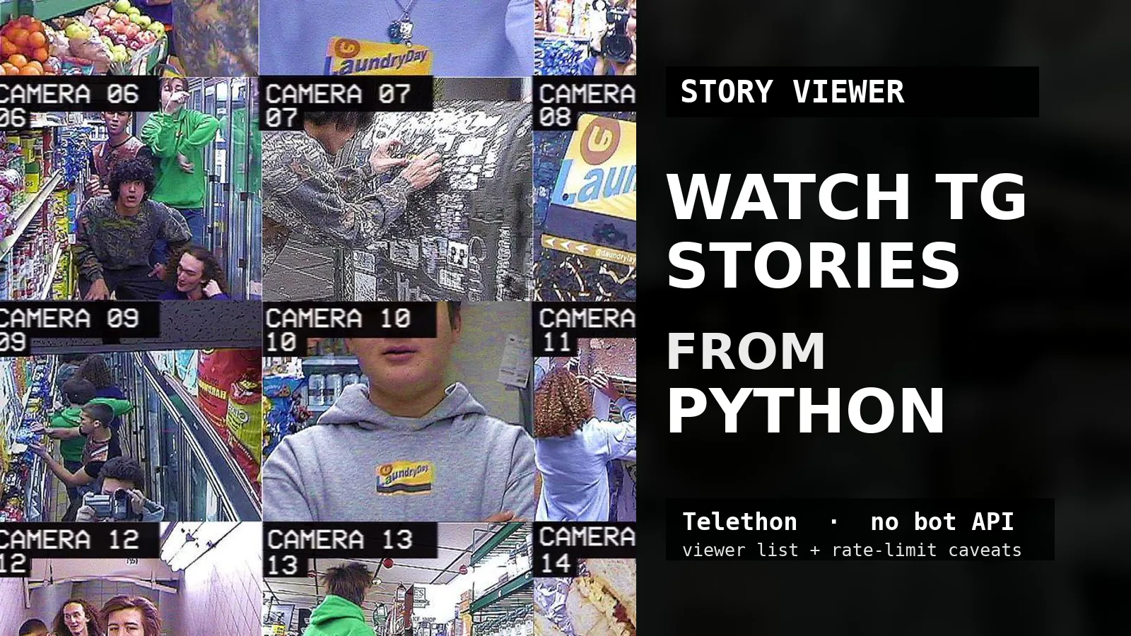 Watch Telegram Stories from Python with Telethon