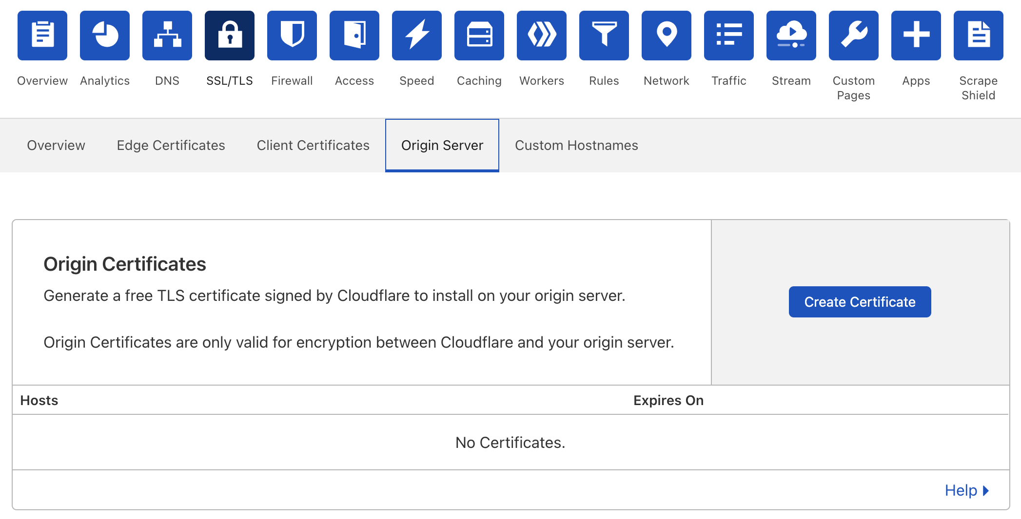 Cloudflare certificates + Dokku